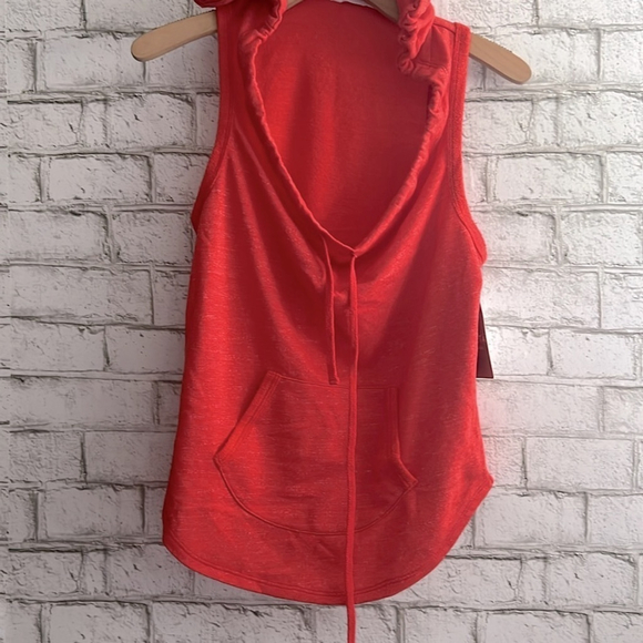 NWT ATHLETA Hoodie Kanga Sleeveless Drawstring Hoodie XXS - Picture 7 of 8